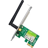 TP-LINK TL-WN781ND Wireless N150 PCI Express Adapter, 2.4GHz 150Mbps, Include Low-profile Bracket - PCI Express x1 - 150 Mbps - 2.48 GHz ISM - Internal