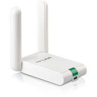 TP-LINK TL-WN822N Wireless N300 High Gain USB Adapter, 300Mbps, Dual 3dBi External Antennas, WPS Button, Support Windows XP/Vista/7/8 - Mini USB - 300 Mbps - 2.48 GHz ISM - External