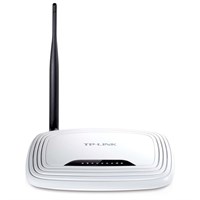 TP-LINK TL-WR740N Wireless N150 Home Router,150Mpbs, IP QoS, WPS Button - 2.48 GHz ISM Band - 1 x Antenna - 150 Mbps Wireless Speed - 4 x Network Port - 1 x Broadband Port - Fast Ethernet