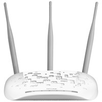 TP-LINK TL-WA901ND Wireless N300 Access Point, 2.4Ghz 300Mbps, 802.11b/g/n, AP/Client/Bridge/Repeater, 3x 4dBi, Passive POE - 3 x Antenna(s) - 1 x Network (RJ-45) - PoE Ports