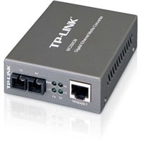 TP-LINK MC200CM Gigabit Media Converter, 1000Mbps RJ45 to 1000M multi-mode SC fiber, up to 550m/1800ft, chassis mountable - 1 x Network (RJ-45) - 1000Base-T, 1000Base-FX - External"