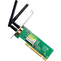 TP-LINK TL-WN851ND Wireless N300 PCI Adapter, 2.4GHz 300Mbps, Include Low-profile Bracket - PCI - 300 Mbps - 2.48 GHz ISM - Internal