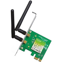 TP-LINK TL-WN881ND Wireless N300 PCI Express Adapter, 2.4GHz 300Mbps, Include Low-profile Bracket - PCI Express x1 - 300 Mbps - 2.48 GHz ISM - Internal