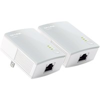 TP-LINK TL-PA4010KIT AV500 Nano Powerline Adapter Starter Kit, up to 500Mbps - 1 x Network (RJ-45) - 500 Mbps Powerline - 984.25 ft Distance Supported - HomePlug AV - Fast Ethernet