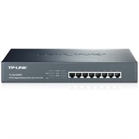 TP-LINK TL-SG1008PE 8-Port Giagbit PoE Switch, 8 POE ports, IEEE 802.3at/af, Max Output 124W - 8 Ports - 8 x POE+ - 10/100/1000Base-T - Desktop, Rack-mountable"