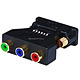 Monoprice DVI-I Male to 3 RCA Component Adapter w/ DIP Switch for ATI Video Cards (Gold Plated)