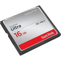SanDisk Ultra 16 GB CompactFlash - 50 MB/s Read - 1 Card