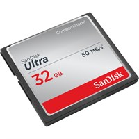 SanDisk Ultra 32 GB CompactFlash - 50 MB/s Read - 1 Card