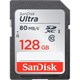 SanDisk Ultra 128 GB SDXC - Class 10/UHS-I - 80 MB/s Read