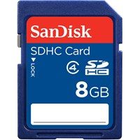 SanDisk 8 GB SDHC - Class 4 - 1 Card