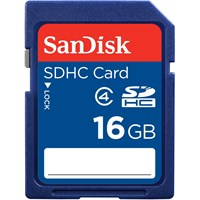 SanDisk 16 GB SDHC - Class 4 - 1 Card