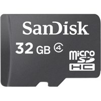SanDisk 32 GB microSDHC - Class 4 - 1 Card