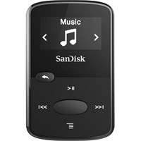SanDisk SDMX26-008G-G46K 8 GB Flash MP3 Player - Black - FM Tuner - Battery Built-in - microSD - AAC, MP3, WMA, WAV, Ogg Vorbis, Audible, FLAC - 18 Hour