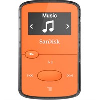 SanDisk SDMX26-008G-G46O 8 GB Flash MP3 Player - Orange - FM Tuner - Battery Built-in - microSD - AAC, MP3, WMA, WAV, Ogg Vorbis, Audible, FLAC - 18 Hour