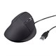 Workstream by Monoprice Wired Ergonomic USB Optical Mouse, Soft Touch Black(Limit 20 per Customer)