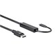 Monoprice USB Type-C to DisplayPort 3.1 Cable - 5Gbps, Active, 4K@60Hz, Black, 3ft