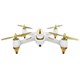 Hubsan 501S Brushless Quadcopter Drone - Follow Me & Return Home Mode, 1080P FPV, WHITE / GOLD (Refurbished)