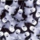 Monoprice 10 Count Crystal Flat Ghost Halloween String Light 11.5 ft