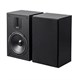 MP-65RT 6.5in and Ribbon Tweeter 2-Way Bookshelf Speakers (Pair), Black