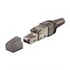 Entegrade Series Cat6A RJ-45 Field Connection Modular Plug, Shielded for 23/24AWG Installation Cable, 10 pack