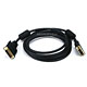 Monoprice 10ft 28AWG DVI-D to M1-D (P&D) Cable - Black(Limit 20 per Customer)
