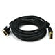 Monoprice 25ft 24AWG DVI-D to M1-D (P&D) Cable - Black(Limit 20 per Customer)