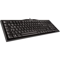 Cherry MX-Board 3.0 Keyboard - Cable Connectivity - USB Interface - 104 Key - English (US), International - QWERTZ Keys Layout - Mechanical - Black