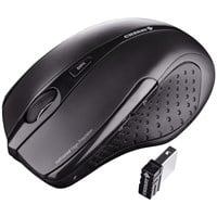 Cherry Nano Wireless Mouse - Infrared - Wireless - Radio Frequency - Black - USB - 1750 dpi - Right-handed Only