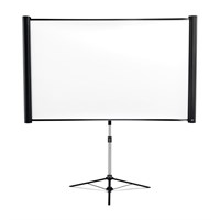 Epson ES3000 Manual Projection Screen - 80" - 16:10 - Floor Mount - 11.5" x 13.5" - Matte White