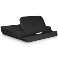 HP Docking Station - for Tablet PC - Proprietary Interface - 4 x USB Ports - 4 x USB 2.0 - Network (RJ-45) - HDMI - VGA - Black - Microphone - Docking
