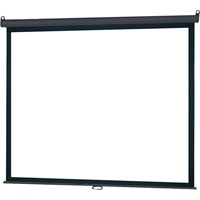 InFocus SC-MAN-100 Manual Projection Screen - 100" - 4:3 - Ceiling Mount, Wall Mount - Matte White