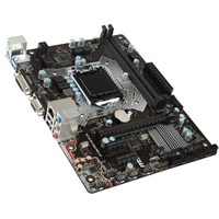 MSI H110M PRO-VD PLUS Desktop Motherboard - Intel H110 Chipset - Socket H4 LGA-1151 - Micro ATX - 1 x Processor Support - 32 GB DDR4 SDRAM Maximum RAM - 2.13 GHz Memory Speed Supported - UDIMM, DIMM -