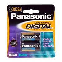 Panasonic CR123A Photo Lithium Battery Pack - 3V DC