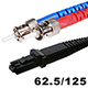 Fiber Optic Cable, MTRJ (Female)/ST, OM1, Multi Mode, Duplex - 5 meter (62.5/125 Type) - Orange