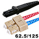 Monoprice Fiber Optic Cable, MTRJ (Female)/SC, OM1, Multi Mode, Duplex - 2 meter (62.5/125 Type) - Orange