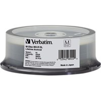 Verbatim Blu-ray Recordable Media - BD-R DL - 6x - 50 GB - 25 Pack Spindle - TAA Compliant - 120mm - Double-layer Layers