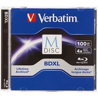 Verbatim Blu-ray Recordable Media - BD-R XL - 4x - 100 GB - 1 Pack Jewel Case - TAA Compliant - 120mm