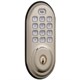 Yale Real Living Electronic Push Button Deadbolt Fully Motorized with Zwave Technology (Satin Nickel)