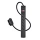 6 Outlet Power Surge Protector 6ft Cord, 2 Port USB Charger on the Plug, 1080 Joules