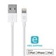 Monoprice Essentials Apple MFi Certified Lightning to USB Charge & Sync Cable, 3ft White