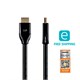 Monoprice Essentials Certified Premium High Speed HDMI Cable - 4K @ 60Hz, HDR, 18Gbps, 28AWG, YUV 4:4:4, 3ft, Black