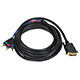Monoprice 12ft DVI-I to 3 RCA Component Video Cable (DVI-I - 3-RCA)