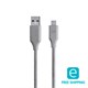 Monoprice Essentials 3.0 USB-C to USB A, 3ft Gray(Limit 3 per Customer)