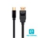 Monoprice Essentials Mini DisplayPort 1.2 to DisplayPort 1.2 Cable, 6ft