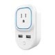 Monoprice Z-Wave Plus Smart Plug and Repeater with 2 USB Ports (Works with Alexa & Google Home with Hub)