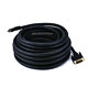 Monoprice 50ft 22AWG CL2 Silver Plated Standard HDMI to DVI Adapter Cable, Black