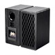 Retro Bookshelf Speakers 4-inch 2-way, Black (pair) (Open Box)
