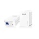 Tenda PH3 1000Mbps Gigabit Powerline Adapter - 1 x Network (RJ-45) - 1000 Mbit/s Powerline - 984.25 ft Distance Supported - HomePlug AV2 - Gigabit Ethernet