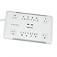 Monoprice 12 Outlet Power Surge Protector w/ 2 Built-In USB Charger Ports - 3420Joules (Open Box)