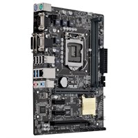 Asus H110M-C/CSM Desktop Motherboard - Intel H110 Chipset - Socket H4 LGA-1151 - 1 x Processor Support DDR4 SDRAM Maximum RAM - 2.13 GHz Memory Speed Supported - DIMM - 2 x Memory Slots - Serial ATA/6